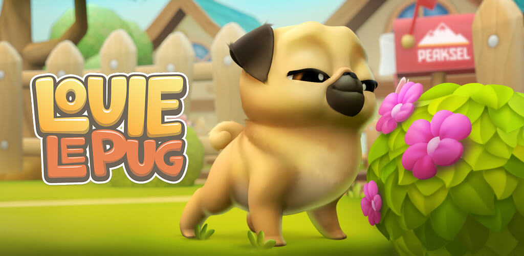 Animal Virtuel de Compagnie Chiot Louie le Carlin pour